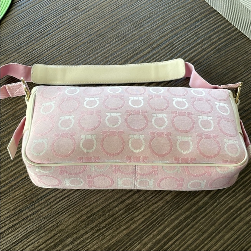 Ferragamo Vintage Canvas Gancini Bag - Picture 15 of 15